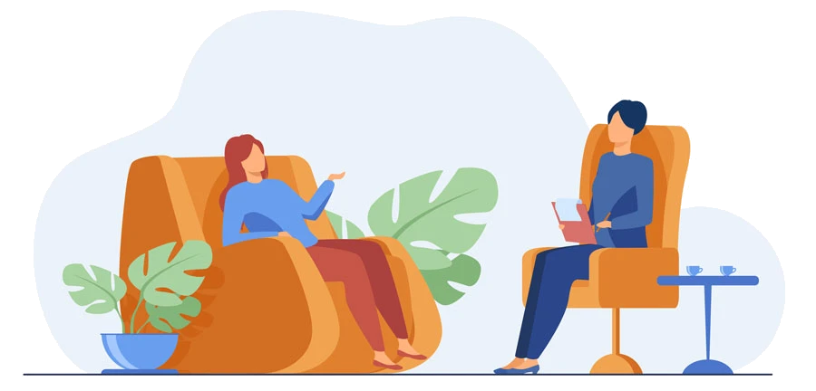 Échange dans le cadre d'une séance d'hypnoste humaniste